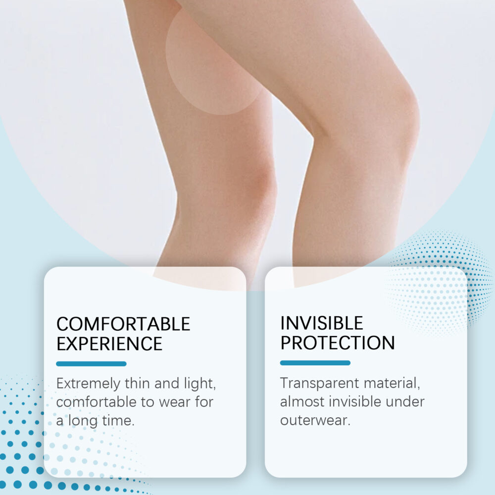 Thigh anti-wear Adhesive Thigh and calf non-trace leg protector Breathable invisible multi-functional anti-wear foot adhesive #JL04-OCA06-A080-10-WH1 - Image 3