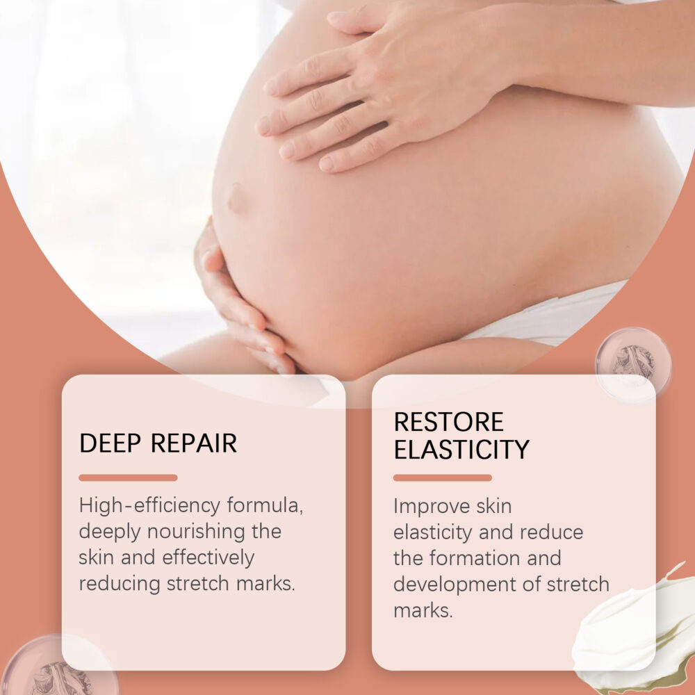 Pregnancy Care Cream Fades scars pregnancy marks firming and smoothing skin Postpartum body care cream #JL04-WYA06-A018-30-WH1 - Image 3