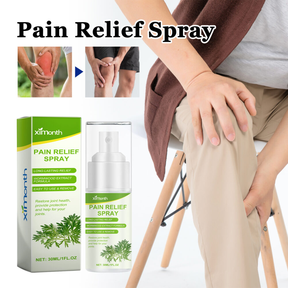 Wormwood sinewy Pain Relief Spray for lumbar, shoulder, cervical and knee joint pain care cream #JL04-XIB04-A012-30-GN2 - Image 2