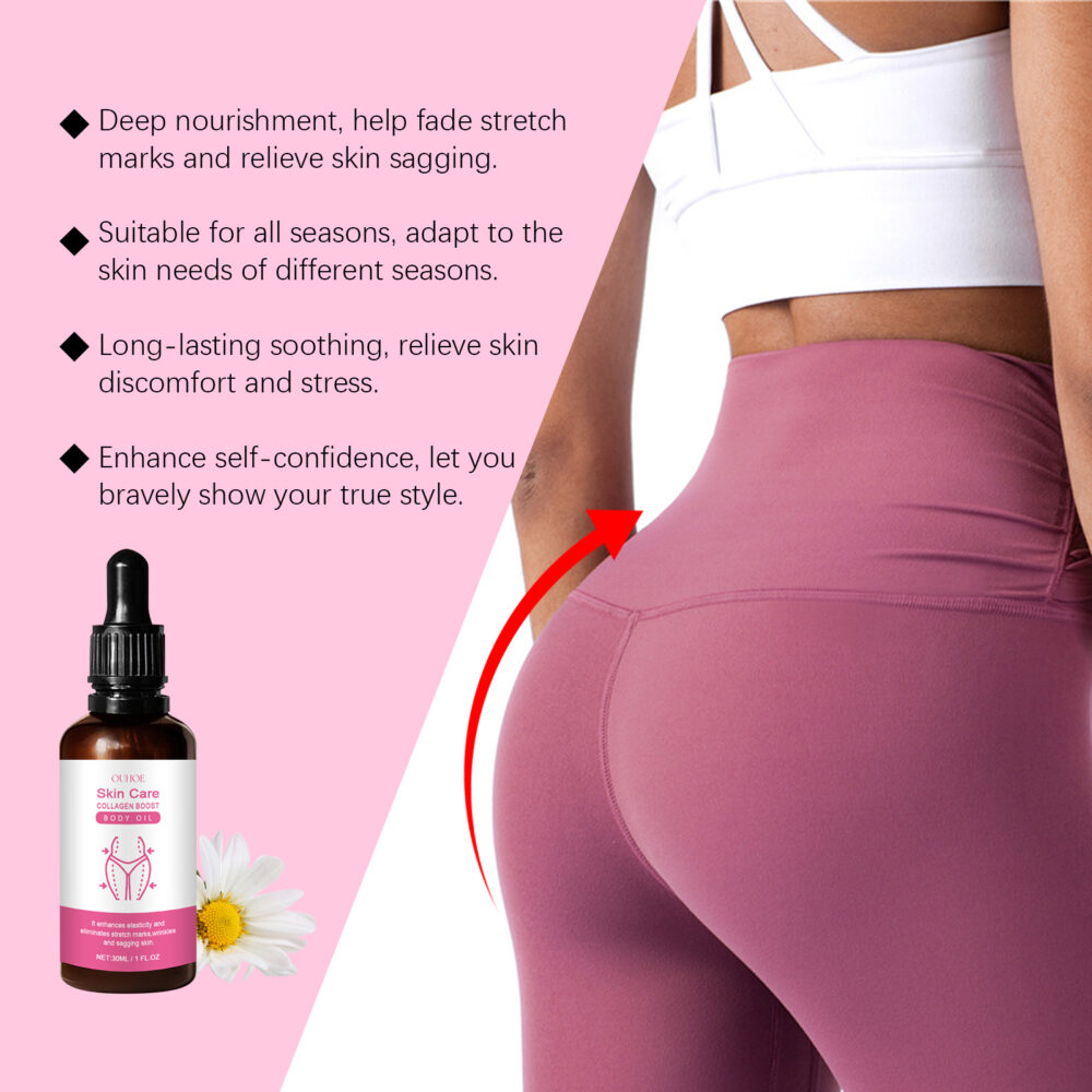 Collagen Supplement Oil Highlights the curves of the breasts and lifts the buttocks and slimming care oil #JL04-OUA06-A199-30-WH1 - Image 12