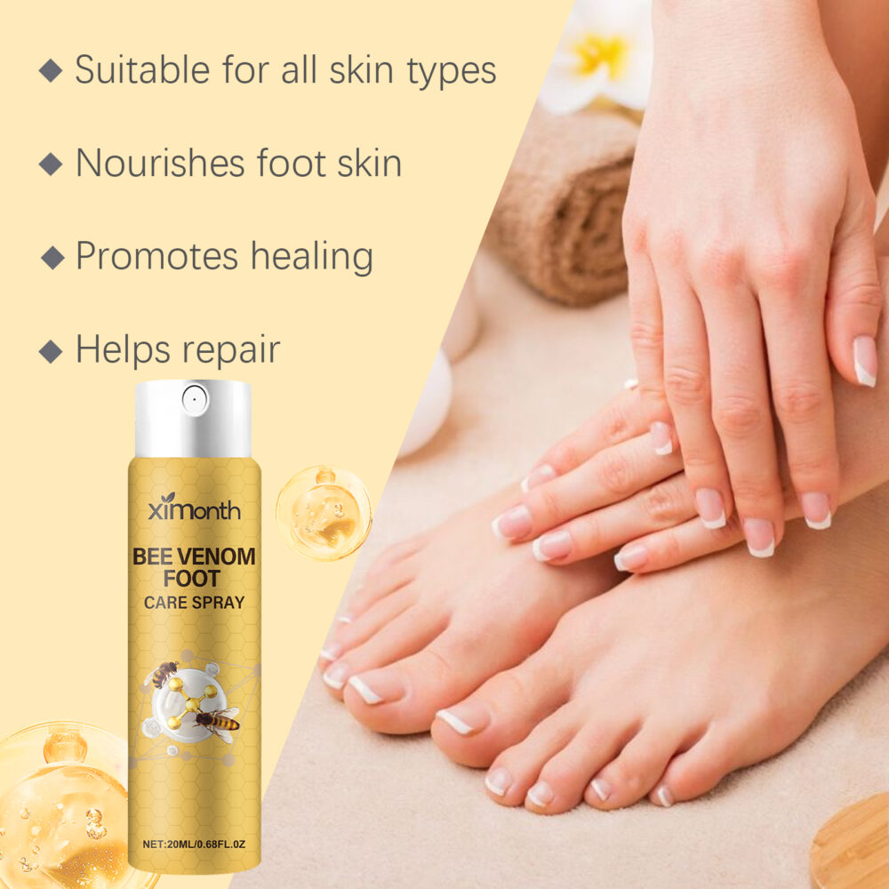 Bee Venom Foot Care Spray relieves swelling, peeling, dry and cracked feet Clean beriberi Moisturizing Spray #JL04-XIB05-A034-20-YE1 - Image 11