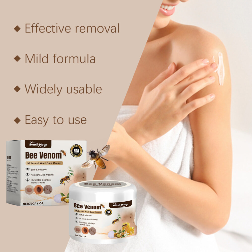 Beesvenom Wart Cream Lightening skin Mole Wart Clean Repair Smooth skin care cream #JL04-SOB04-A022-30-WH1 - Image 12