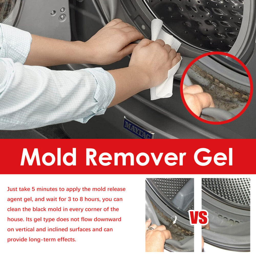 Mildew Remover gel Powerful mildew remover for household bathroom wall tile floor stain cleaner #WM-qjqw008-100g - Image 3