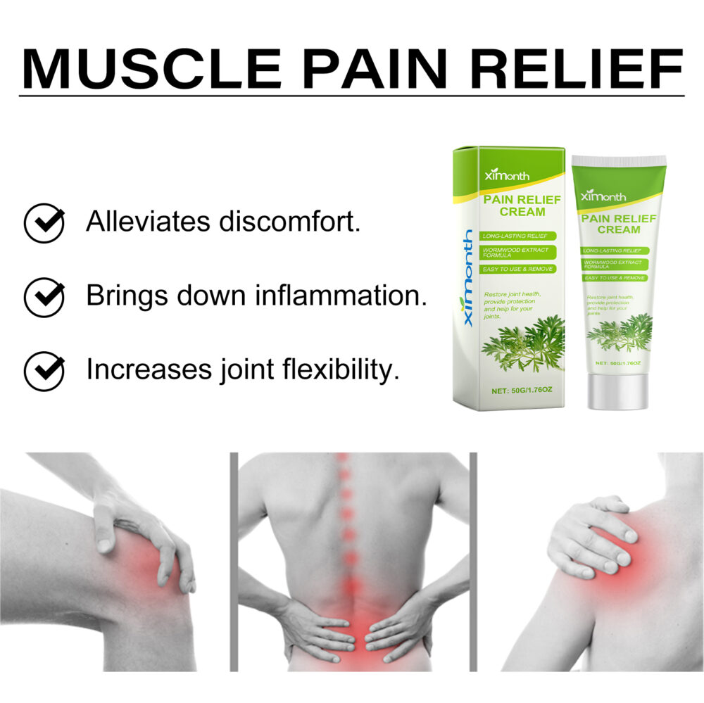 Wormwood muscle and bone pain relief cream to relieve hand and foot joints lumbar spine cervical knee pain cream #JL04-XIB04-A012-50-GN1 - Image 5