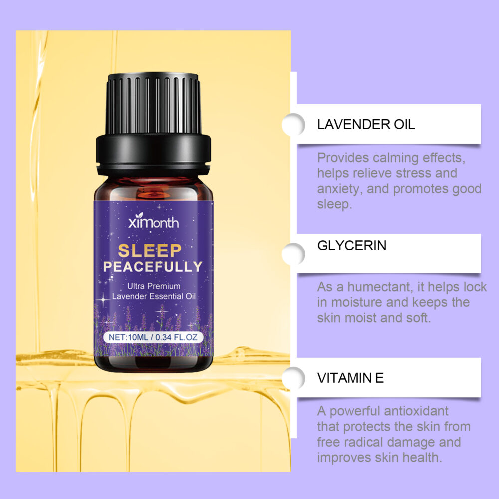 Lavender sleep Essential oil relieves physical discomfort light sleep relax body and mind care sleep essential oil #JL04-XIB07-A051-10-VT1 - Image 6