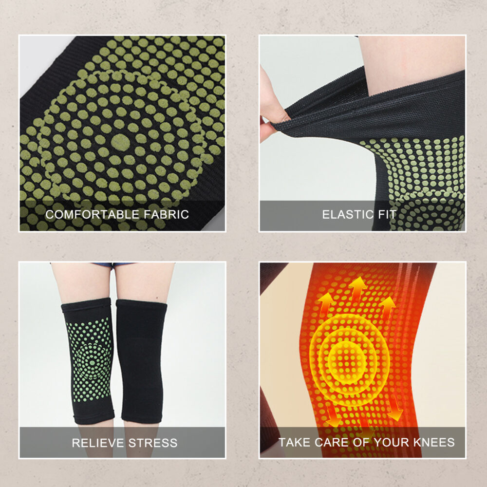 Self-heating lymph leg sleeve relieves muscle soreness and reduces lymph swelling discomfort body care sleeve #JL04-HKB05-A010-1-GN1 - Image 6