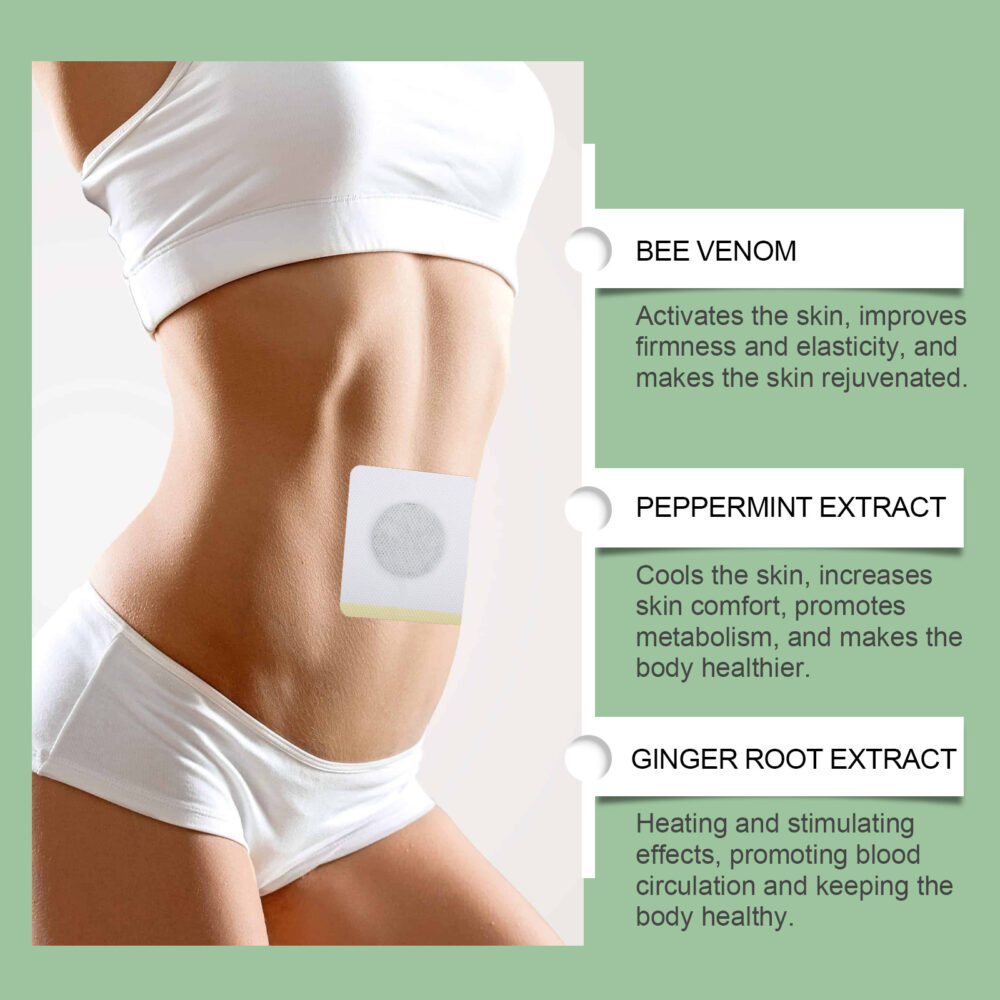 Bee venom belly button patch Belly button patch Shape slimming digestion health vitality detumescence care body belly button patch #JL04-XIA06-A275-7-GN1 - Image 5