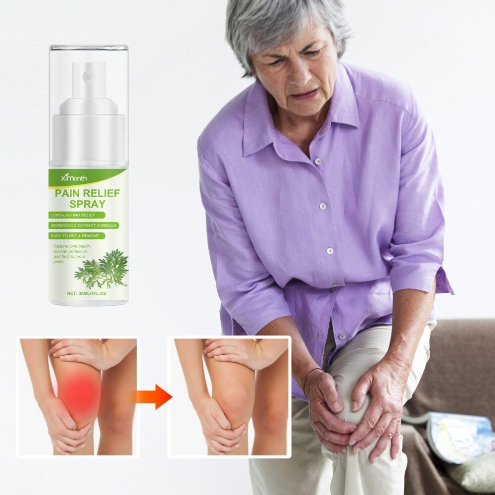 Wormwood sinewy Pain Relief Spray for lumbar, shoulder, cervical and knee joint pain care cream #JL04-XIB04-A012-30-GN2 - Image 6