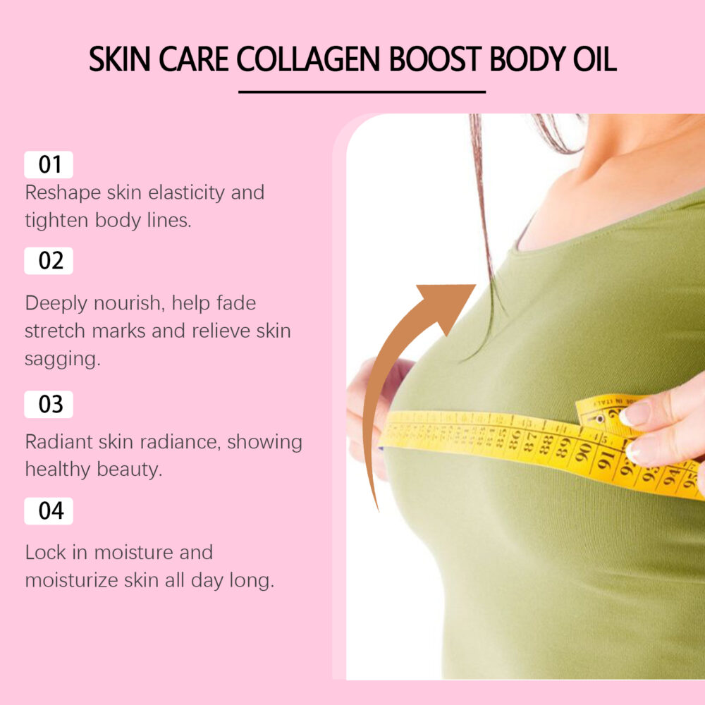 Collagen Supplement Oil Highlights the curves of the breasts and lifts the buttocks and slimming care oil #JL04-OUA06-A199-30-WH1 - Image 7