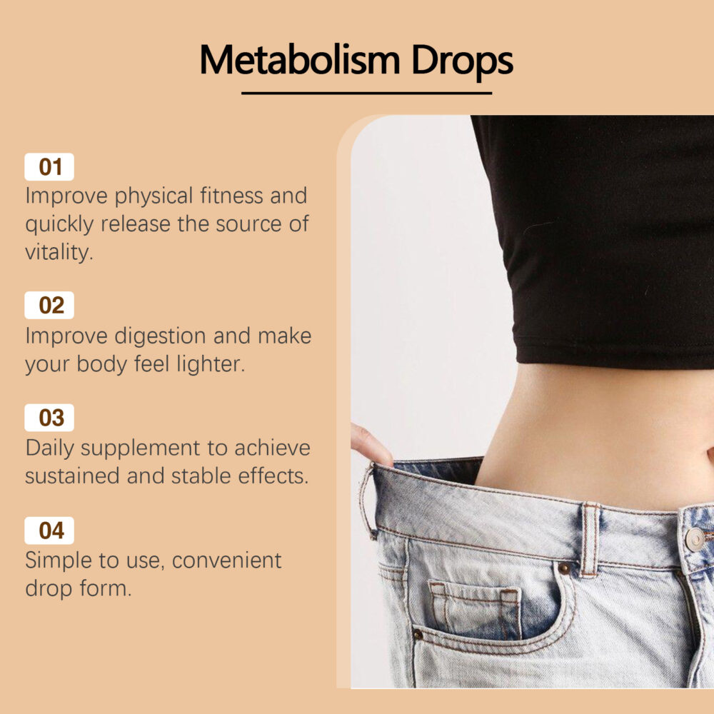 Metabolism Vitamin drops lower metabolism body treatment #WM-GOI02-A053-30-BK1 - Image 7