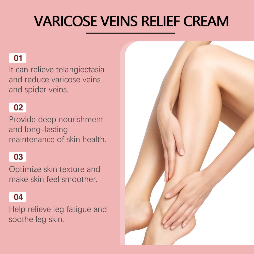 Vein Repair Cream Leg Massage to relieve leg swelling earthworm leg skin body massage cream #JL04-XIB07-A058-80-RD1 - Image 6