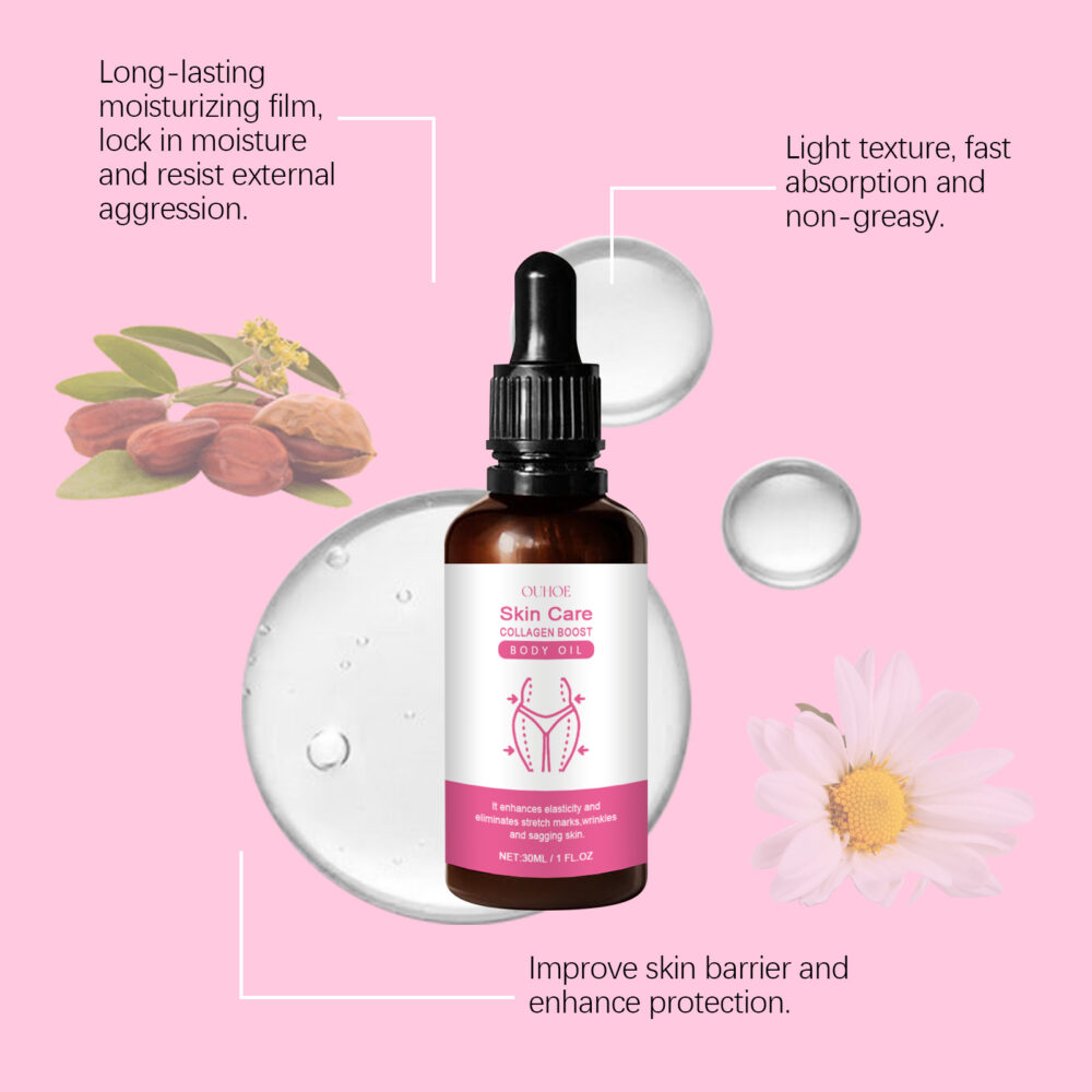 Collagen Supplement Oil Highlights the curves of the breasts and lifts the buttocks and slimming care oil #JL04-OUA06-A199-30-WH1 - Image 8