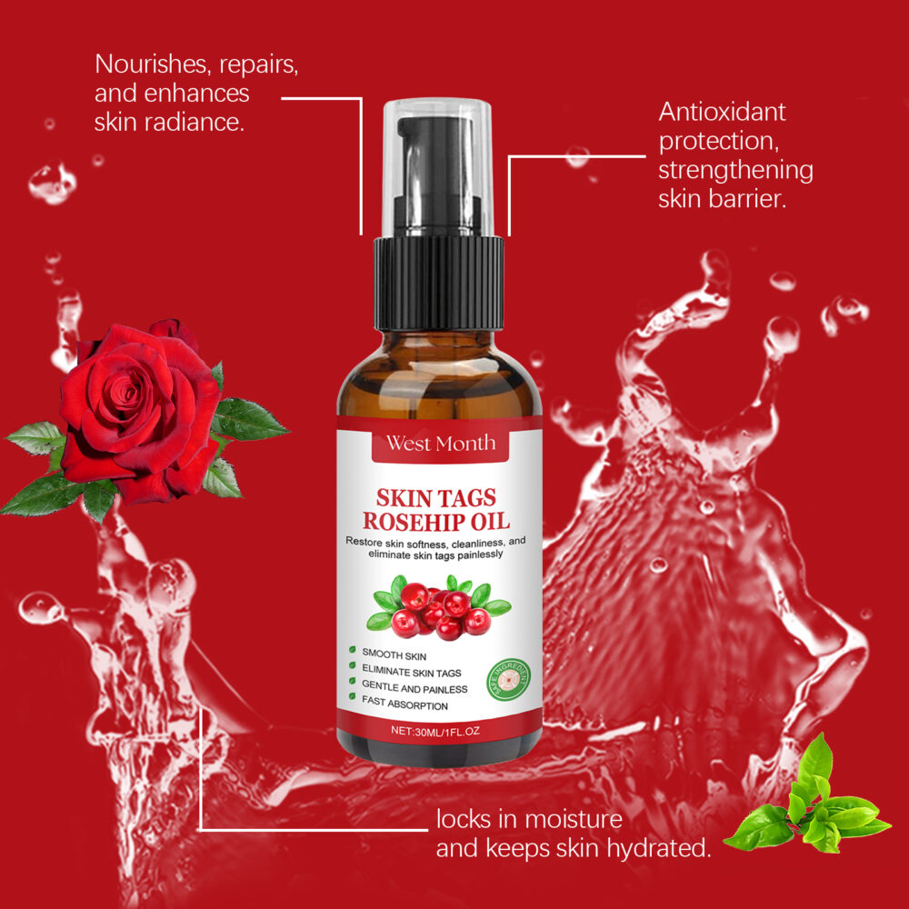 Rosehip Seed Wart Essence Oil lightened skin Flesh granules, moisturized and repaired smooth skin #WM-WEA06-A044-30-WH1 - Image 8