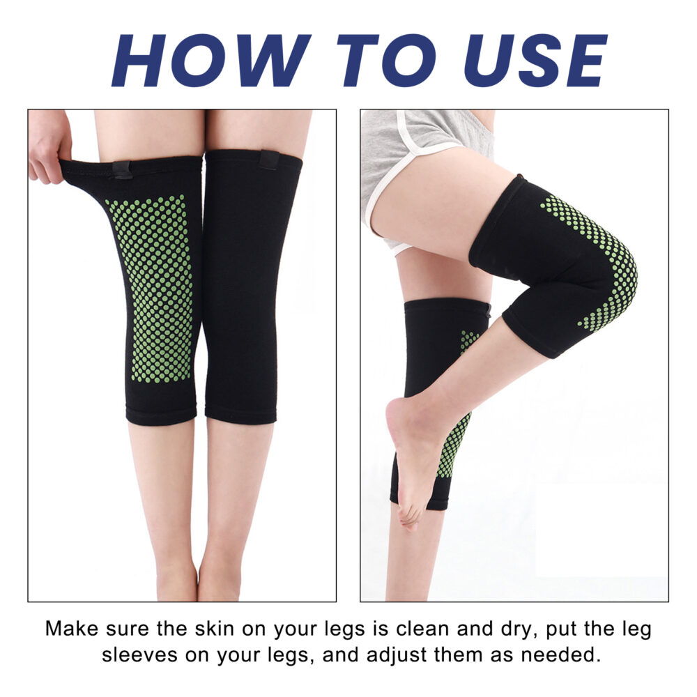 Self-heating lymph leg sleeve relieves muscle soreness and reduces lymph swelling discomfort body care sleeve #JL04-HKB05-A010-1-GN1 - Image 10