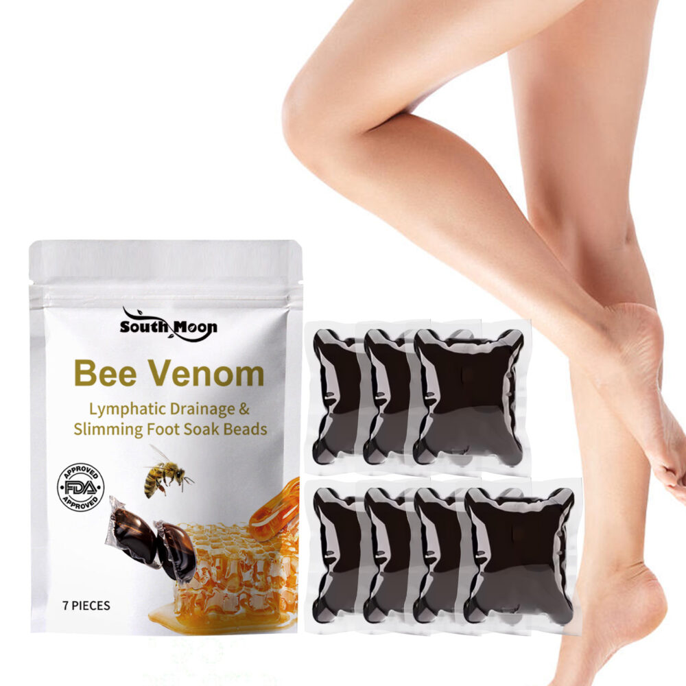 Bee Venom Foot Bath Gel relieves leg swelling Repair Veins Firming Body Shaping Foot Bath Pack #JL04-SOB07-A008-7-WH1 - Image 3