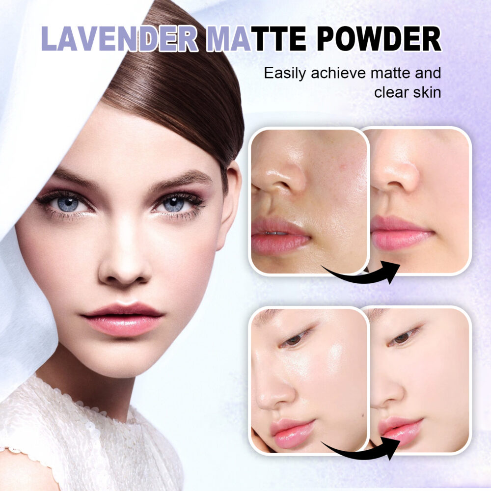 Matte Finishing Powder, Natural Lasting Concealer Oil Control Light Light And Easy To Remove Makeup Finishing Powder #JL05-w13130551 - Image 7