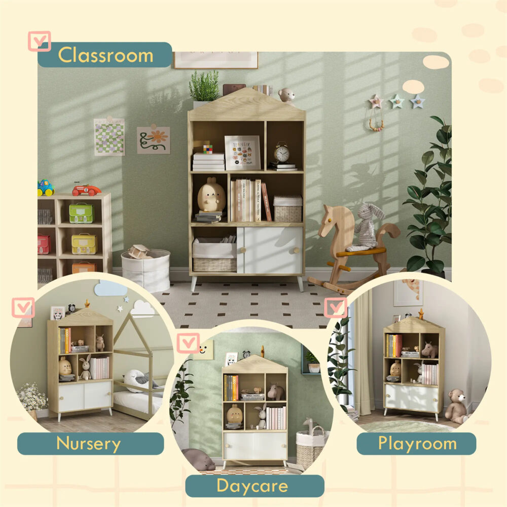 MDF Children's Toy Shelf, Kids Bookshelf #JL06-47540955 - Image 4