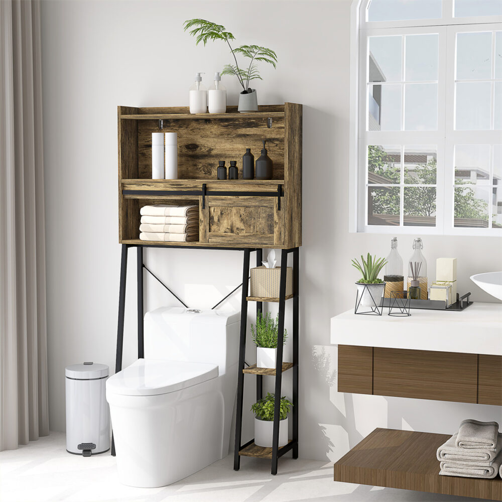 Over the Toilet Storage Cabinet、Bathroom Cabinet #JL06-13952782 - Image 6