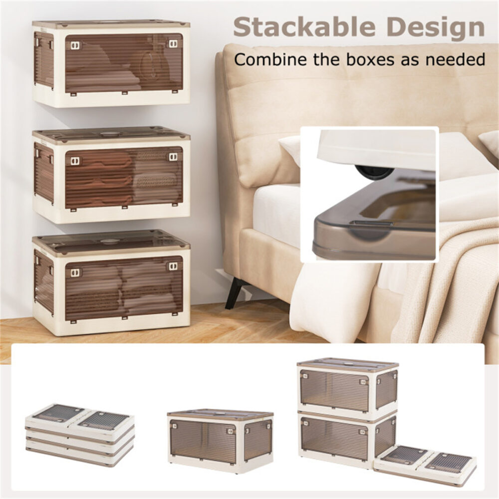 3-Pack Stackable Storage Bins 20 " x 14.5 " x 12 " #JL06-51895559 - Image 9