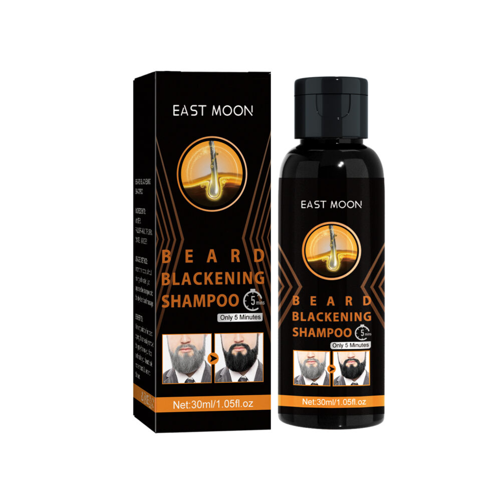 White To Black Shampoo, Men's Black Hair Moisturizing Clean Dense Shampoo #JL05-w13123763