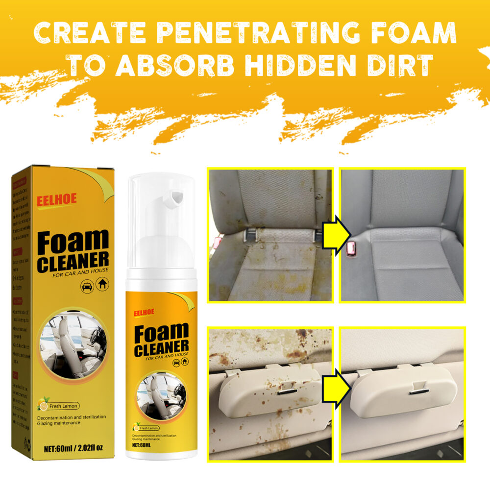 Multi-purpose Foam Cleaner (100ml) - Automotive interior and home cleaning #JL07-LA000457 - Image 8