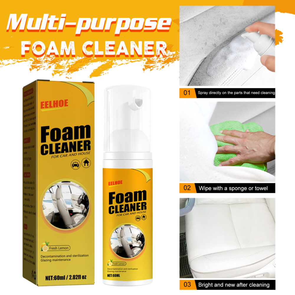 Multi-purpose Foam Cleaner (100ml) - Automotive interior and home cleaning #JL07-LA000457 - Image 7