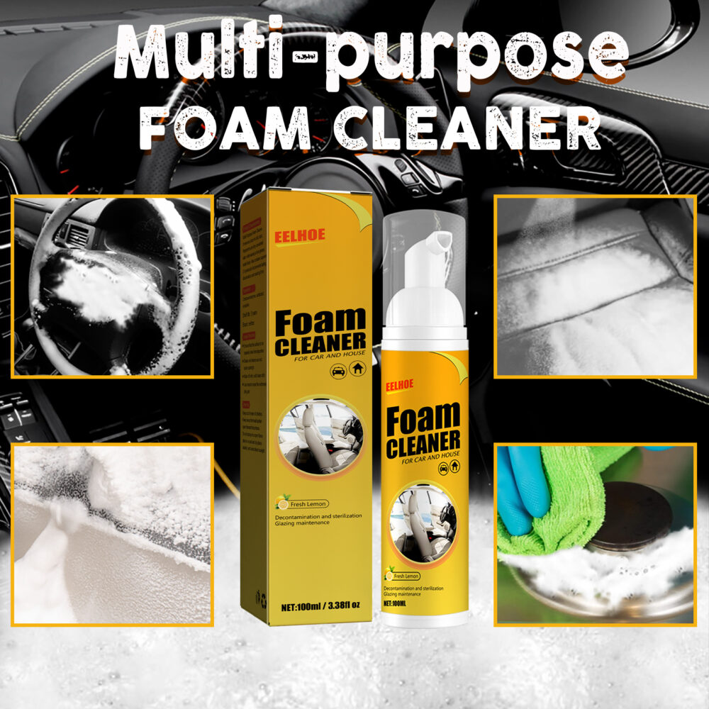 Multi-purpose Foam Cleaner (100ml) - Automotive interior and home cleaning #JL07-LA000457 - Image 6