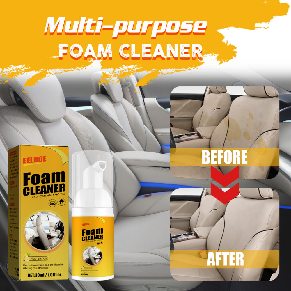 Multi-purpose Foam Cleaner (100ml) - Automotive interior and home cleaning #JL07-LA000457 - Image 5